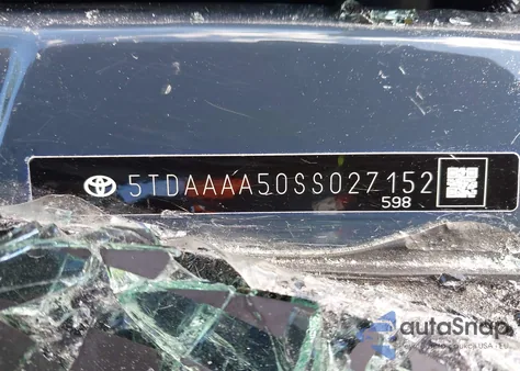 2025 Toyota Grand Highlander Le from USA, damaged, VIN 5TDAAAA50SS027152